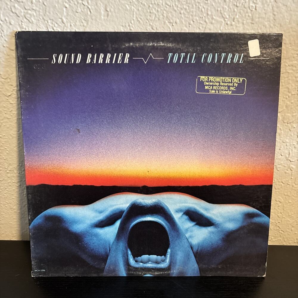 Sound Barrier – Total Control MCA LP Vinyl 1983 Promo Debut Heavy Metal